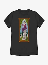 Disney The Haunted Mansion Black Widow Portrait Womens T-Shirt BoxLunch Web Exclusive