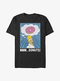 The Simpsons Mmm Donuts Extra Soft T-Shirt