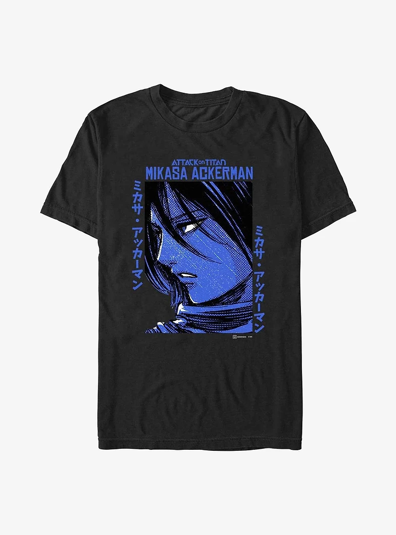 Attack on Titan Mikasa Ackerman Poster Heavyweight T-Shirt