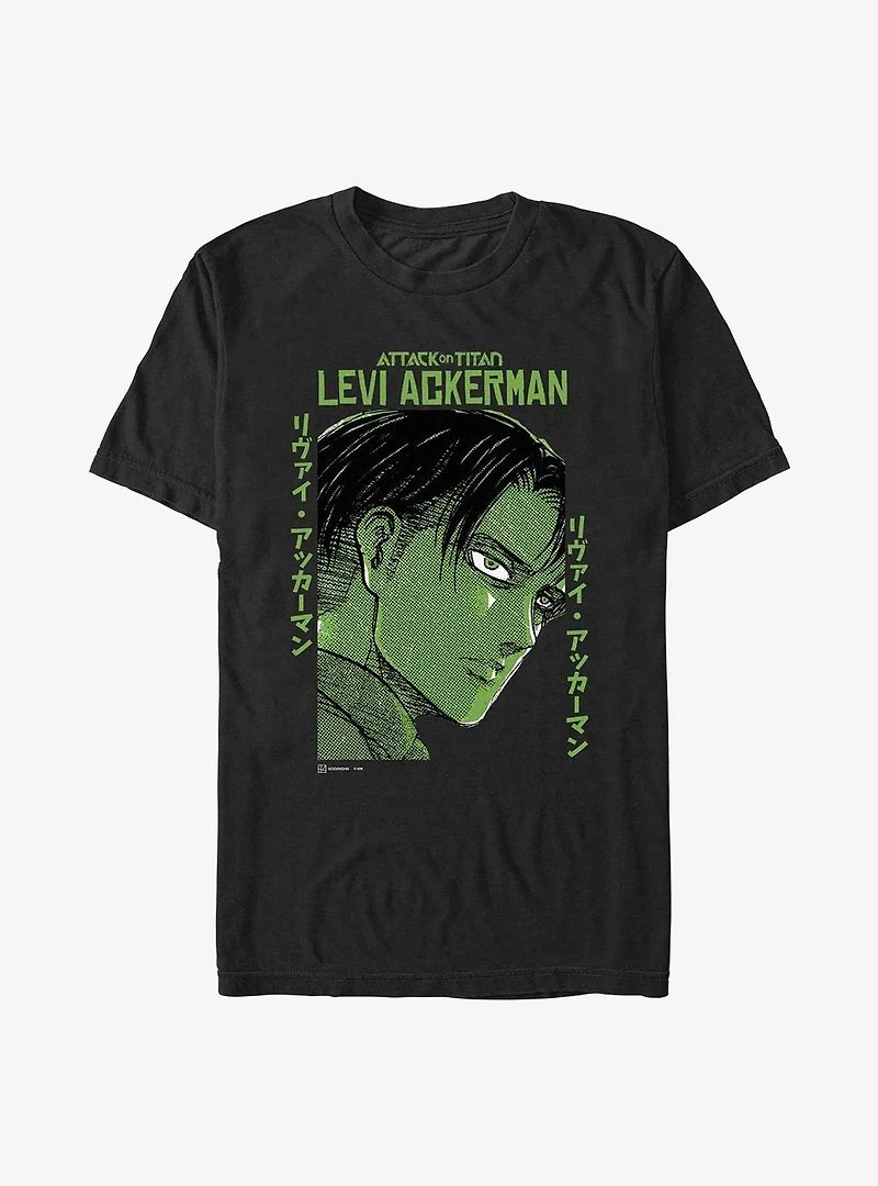 Attack on Titan Levi Ackerman Poster Extra Soft T-Shirt
