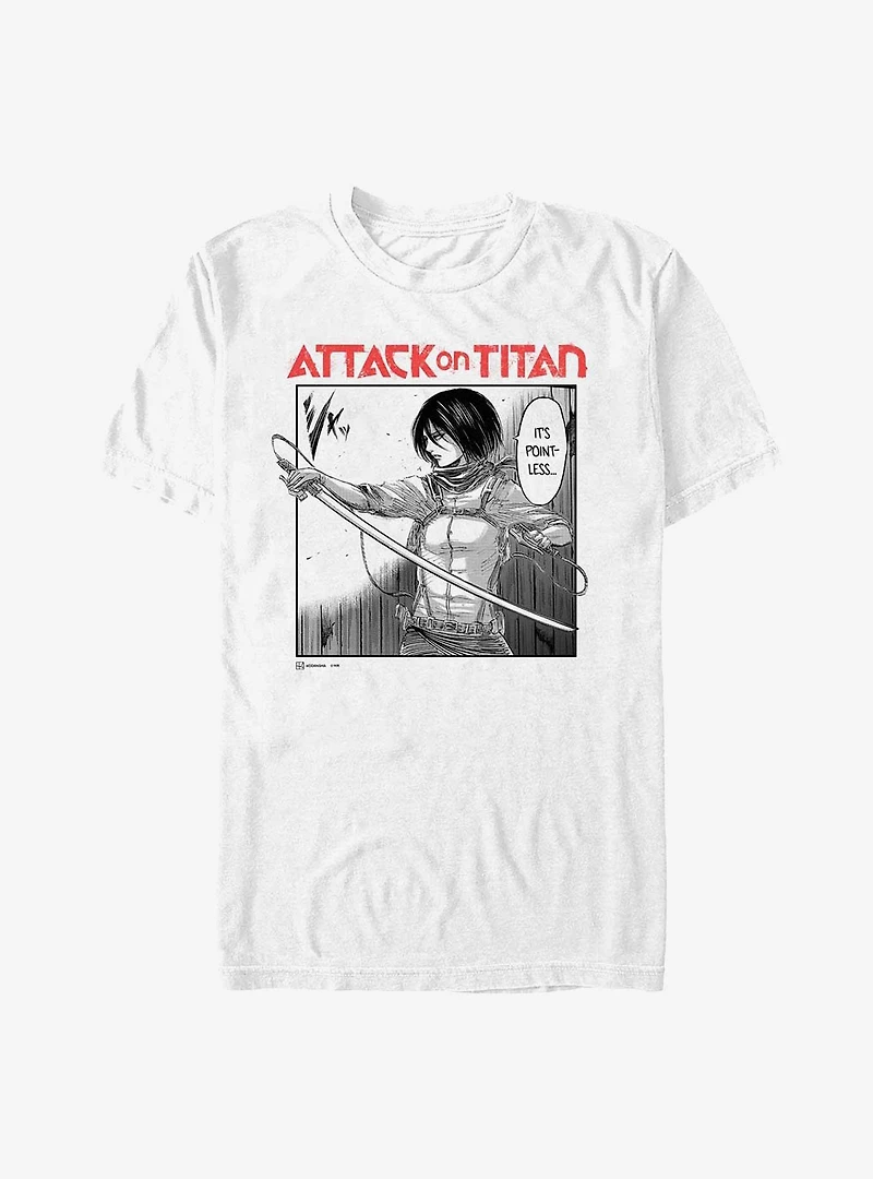 Attack on Titan Mikasa Manga Heavyweight T-Shirt