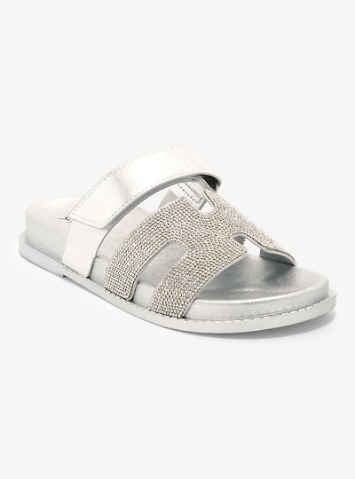 Yoki Silver Bling Slides
