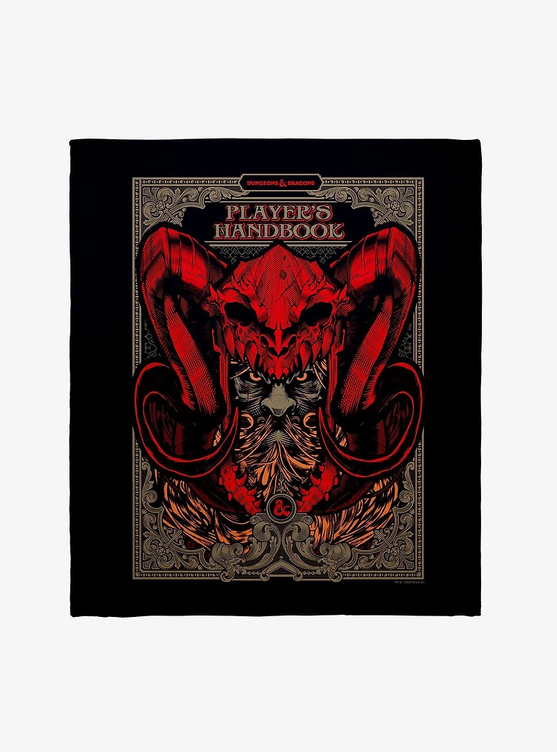 Dungeons & Dragons Player's H&book Throw Blanket