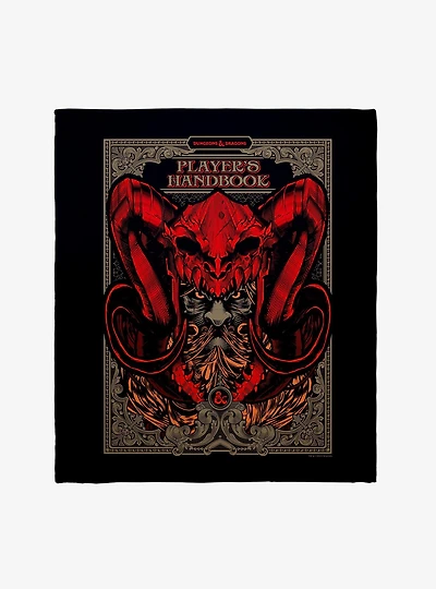 Dungeons & Dragons Player's H&book Throw Blanket