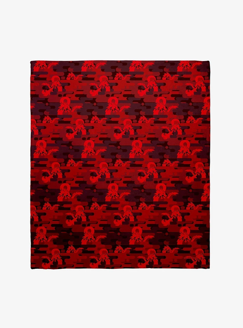Dungeons & Dragons Cloud Pattern Throw Blanket