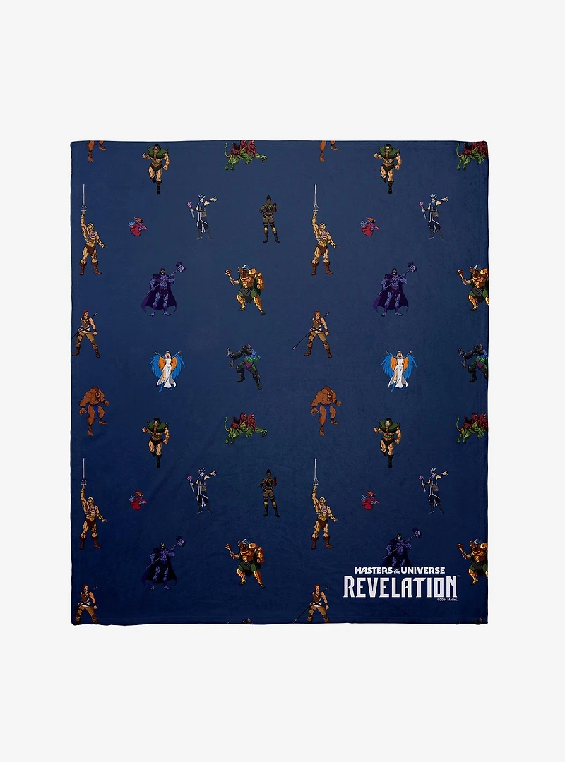 Masters of the Universe Characters Throw Blanket