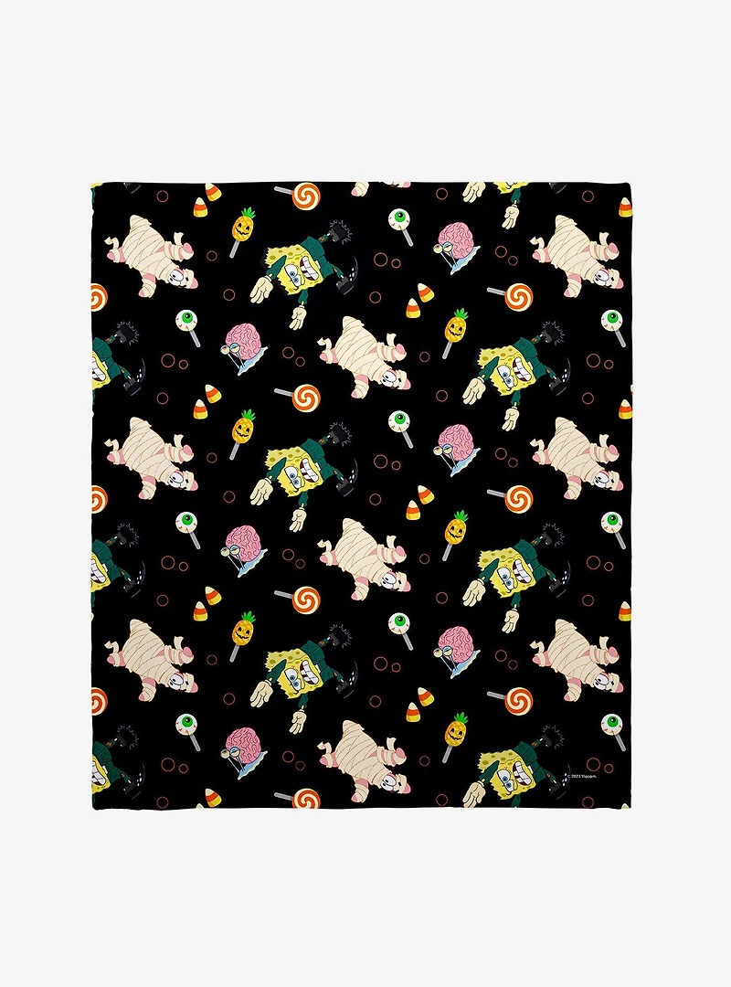 SpongeBob SquarePants Halloween Throw Blanket