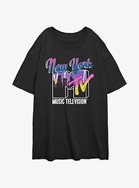 MTV City Lights Girls Oversized T-Shirt