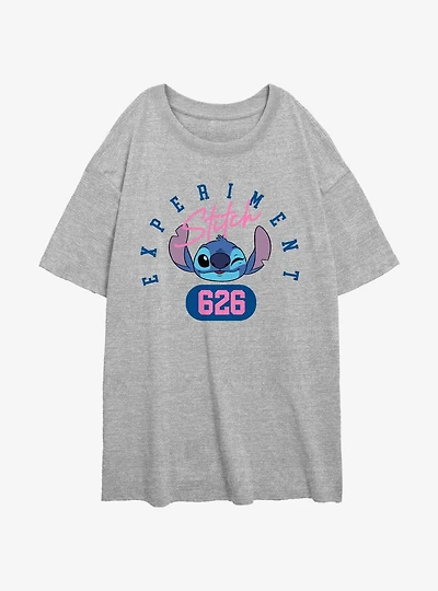 Disney Lilo & Stitch Experiment 626 Girls Oversized T-Shirt