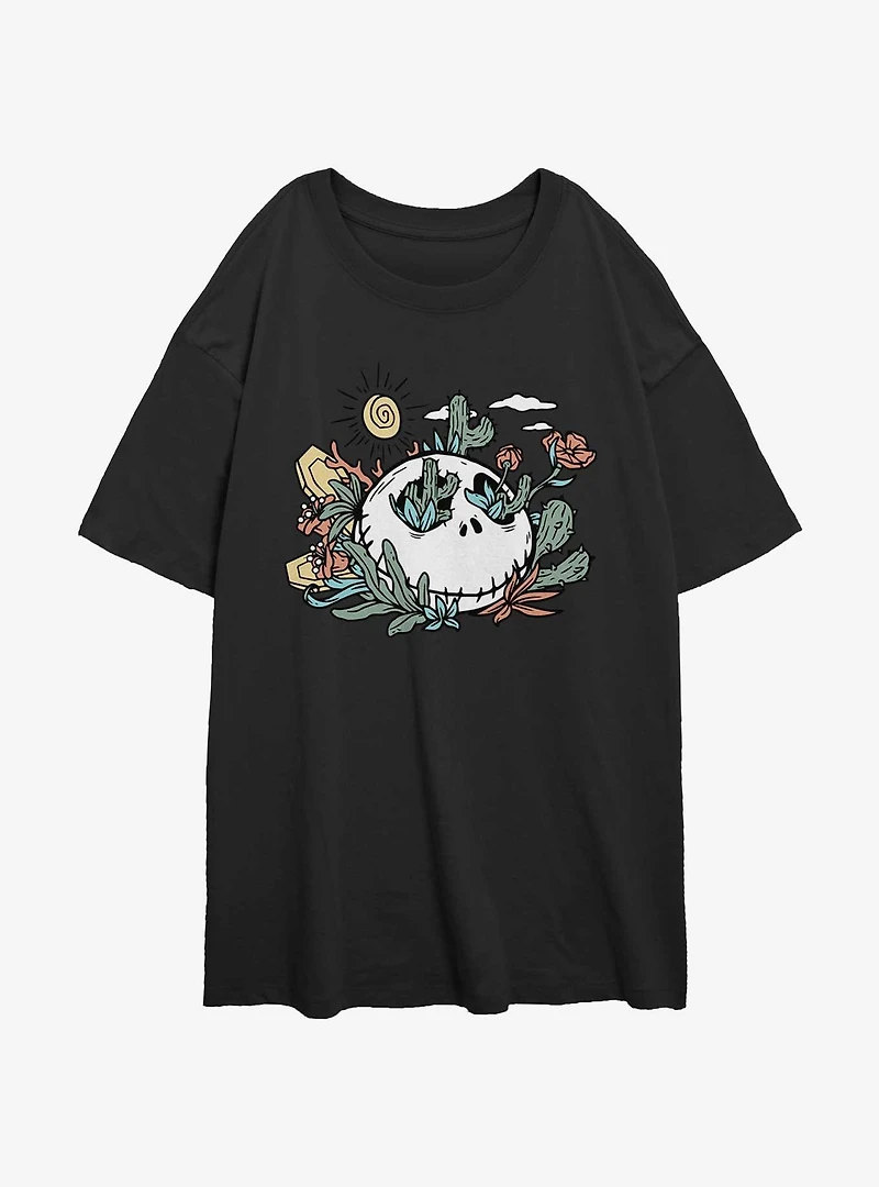 The Nightmare Before Christmas Death Valley Jack Girls Oversized T-Shirt
