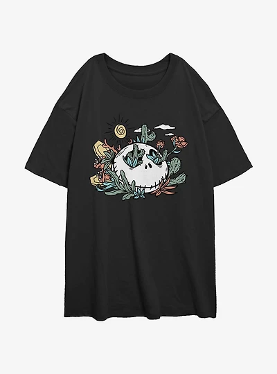 The Nightmare Before Christmas Death Valley Jack Girls Oversized T-Shirt