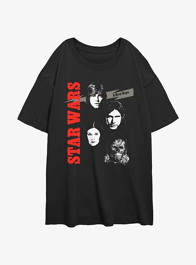Star Wars Closer To Hope Girls Oversized T-Shirt