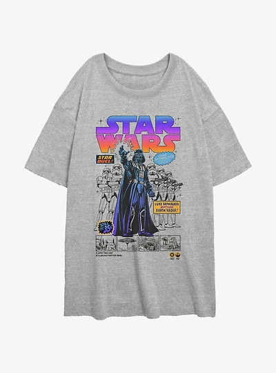 Star Wars Star Duel Comic Girls Oversized T-Shirt
