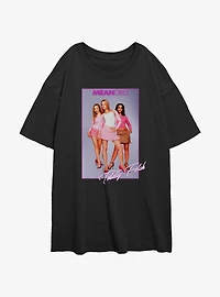 Mean Girls Totally Fetch Poster Oversized T-Shirt