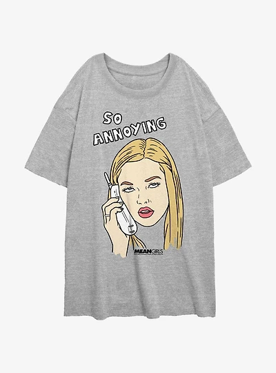 Mean Girls Karen So Annoying Girls Oversized T-Shirt