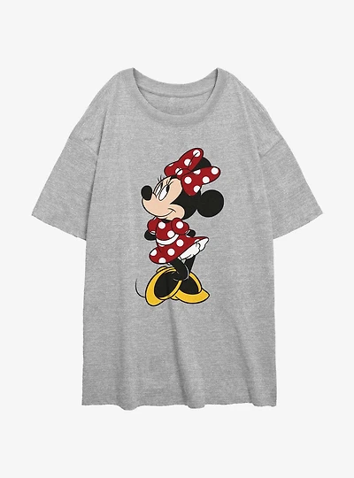 Disney Minnie Mouse Vintage Minnie Girls Oversized T-Shirt