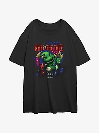 The Nightmare Before Christmas Oogie Dice Girls Oversized T-Shirt