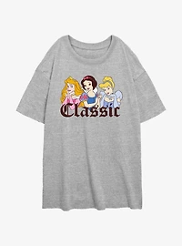 Disney Princesses Classic Princesses Girls Oversized T-Shirt