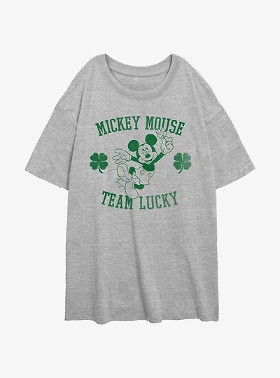 Disney Mickey Mouse Team Lucky Girls Oversized T-Shirt