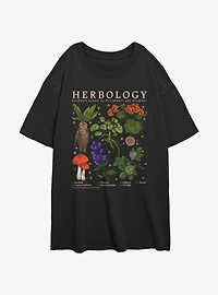 Harry Potter Herbology Girls Oversized T-Shirt
