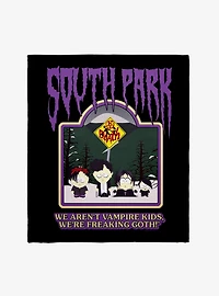 South Park Goth Kids Throw Blanket