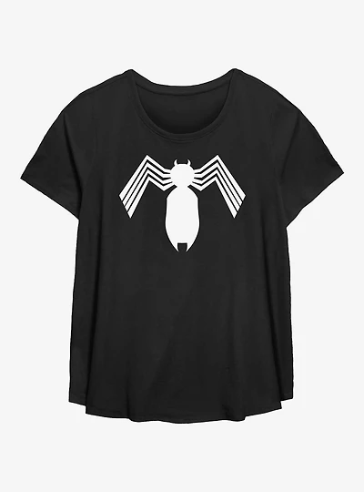 Marvel Spider-Man Symbiote Icon Girls T-Shirt Plus Size