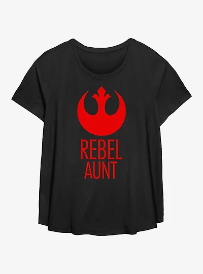 Star Wars Rebel Aunt Girls T-Shirt Plus Size