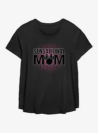 Disney Minnie Mouse Sensational Mom Girls T-Shirt Plus Size