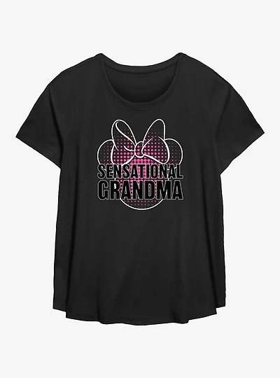 Disney Minnie Mouse Sensational Grandma Girls T-Shirt Plus Size