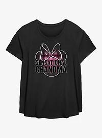 Disney Minnie Mouse Sensational Grandma Girls T-Shirt Plus Size