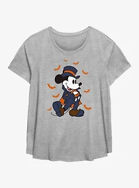 Disney Mickey Mouse Vampire Mickey Girls T-Shirt Plus Size