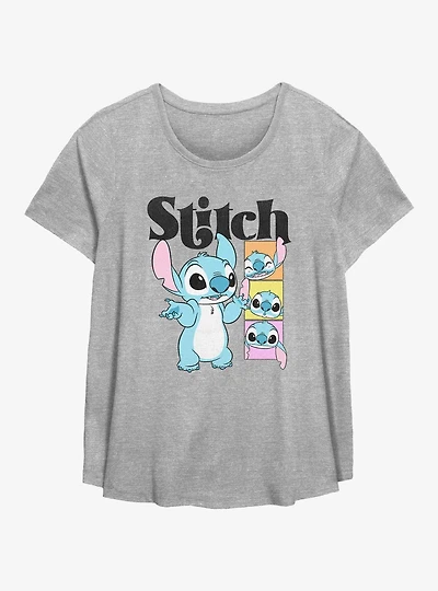 Disney Lilo & Stitch Poses Girls T-Shirt Plus Size