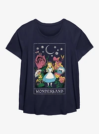 Disney Alice In Wonderland Cosmic Girls T-Shirt Plus Size