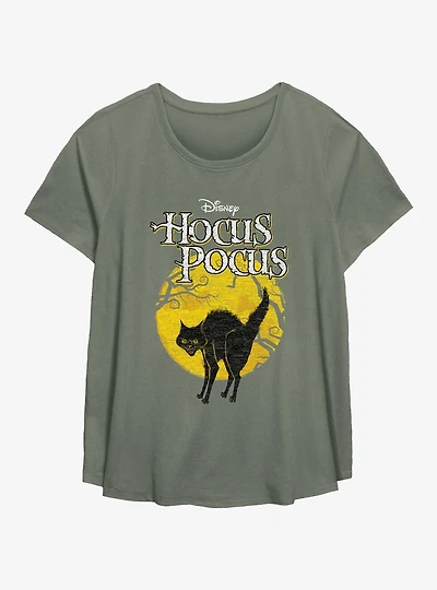 Disney Hocus Pocus Cat Girls T-Shirt Plus Size