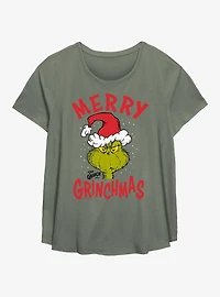 Dr. Seuss How The Grinch Stole Christmas Grinchmas Hat Girls T-Shirt Plus