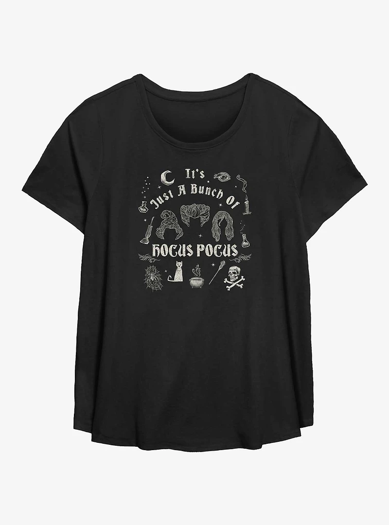 Disney Hocus Pocus A Bunch Of Girls T-Shirt Plus