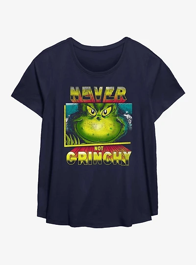Dr. Seuss How The Grinch Stole Christmas Never Not Grinchy Girls T-Shirt Plus Size