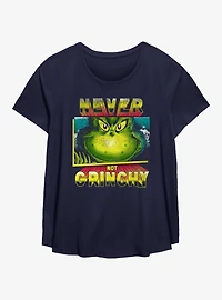 Dr. Seuss How The Grinch Stole Christmas Never Not Grinchy Girls T-Shirt Plus Size