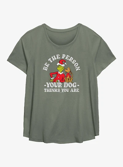 Dr. Seuss How The Grinch Stole Christmas Your Dog Thinks You Are Girls T-Shirt Plus Size
