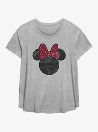 Disney Minnie Mouse Bow Girls T-Shirt Plus Size