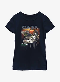 Star Wars Jedi: Survivor Caij Vanda Bounty Poster Youth Girls T-Shirt
