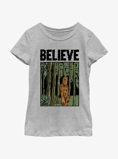Star Wars Believe Chewie Youth Girls T-Shirt