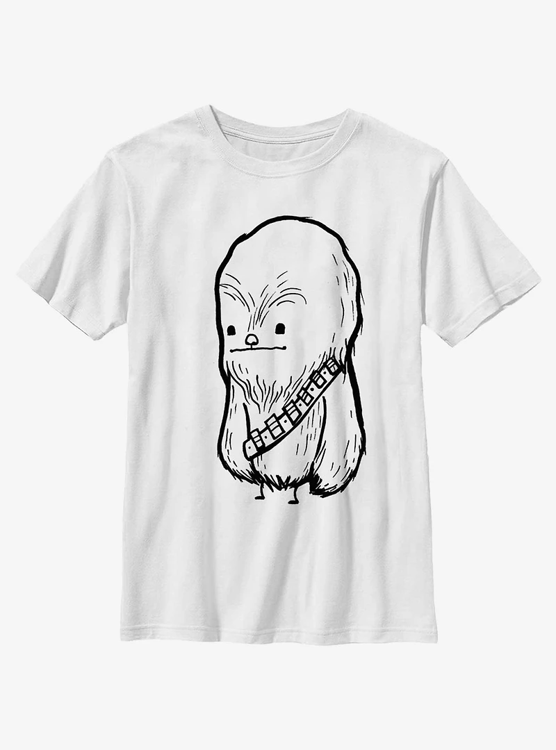 Star Wars Wookie Sketch Youth T-Shirt