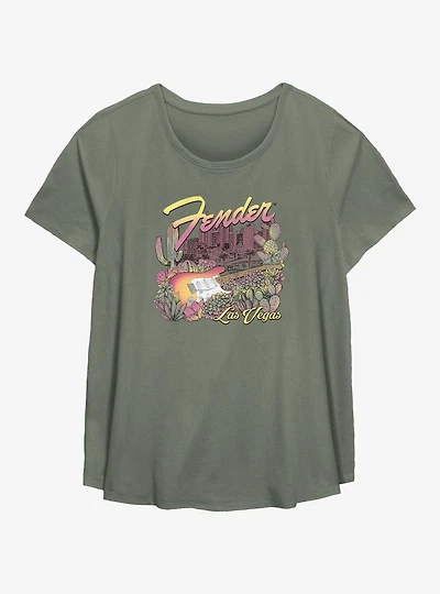 Fender Vegas Womens T-Shirt Plus