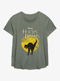 Disney Hocus Pocus Cat Womens T-Shirt Plus