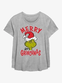 Dr. Seuss How The Grinch Stole Christmas Grinchmas Hat Womens T-Shirt Plus