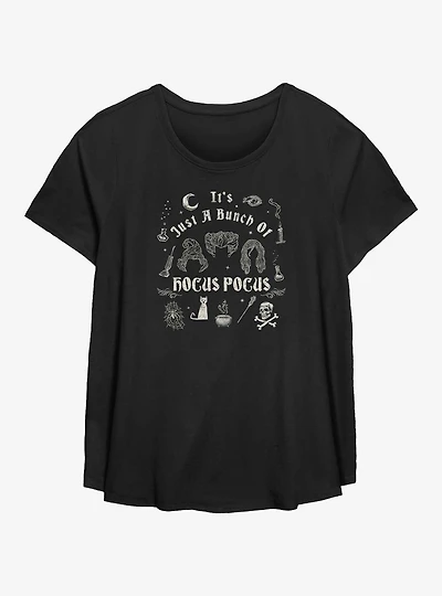 Disney Hocus Pocus A Bunch Of Womens T-Shirt Plus
