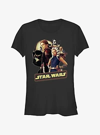 Star Wars Rebel Alliance Group Girls T-Shirt
