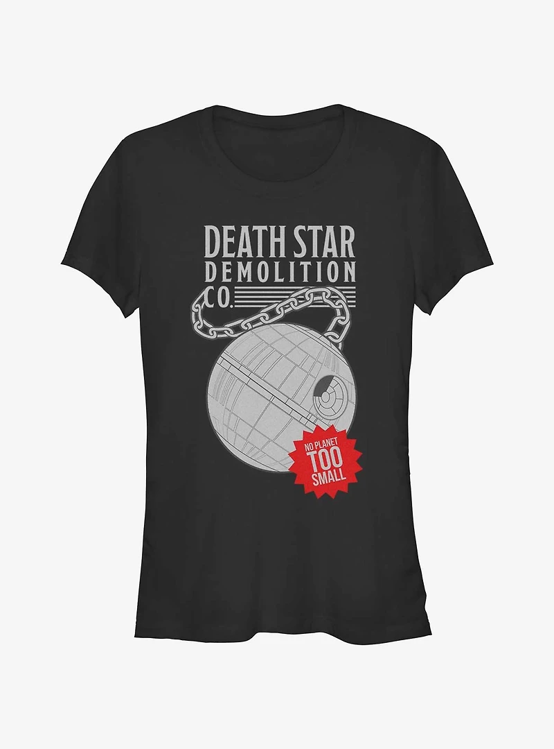 Star Wars Death Star Demolition Co Girls T-Shirt