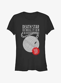 Star Wars Death Star Demolition Co Girls T-Shirt